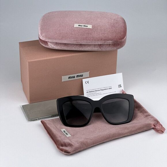 Miu Miu Accessories - NEW Miu Miu MU04WS 06U5D1 Grey Opal Grey Gradient Women Sunglasses MU 04WS